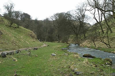 Gordale Beck on the approach to Janet's Foss