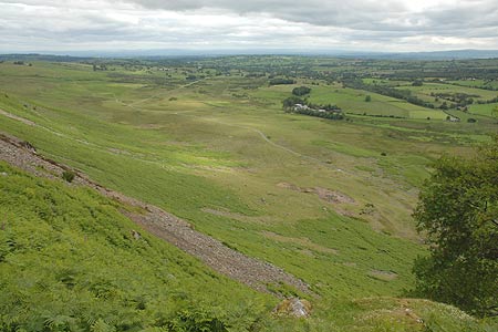 Looking northeast during the climb onto Carrock Fell