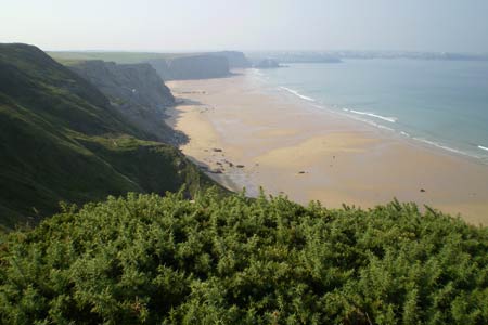 Watergate Bay north of Newquay