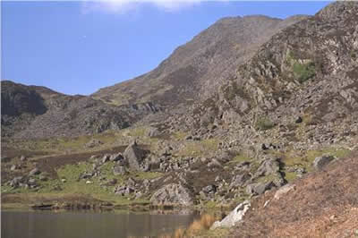 Moel Siabod from the lower reservoir