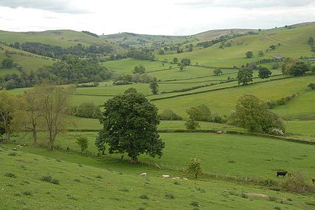 The Darnford Valley from Adstone Hill