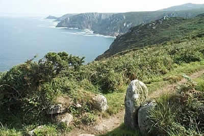 View from South West Coast Path near Morvah