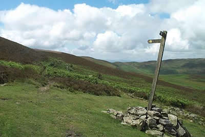 Moel Famau in the Clwydian Hills