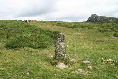 Boundary stones are a common feature of Dartmoor
