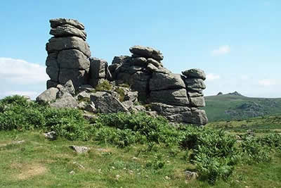 Some of the summit rocks of Hound Tor