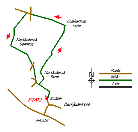 Walk 1297 Route Map