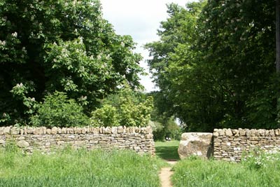 Cotswold Way approaches 'the Mile Drive'