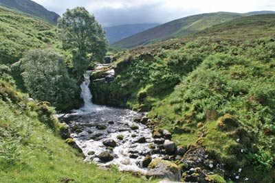 Waterfall on the Allt nan Uamh