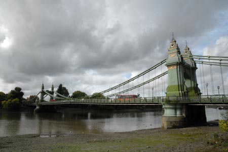 Hammersmith Bridge was opened in the 1820's