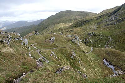 Tarmachan ridge between Meall nan Tarmachan & Meall Garbh