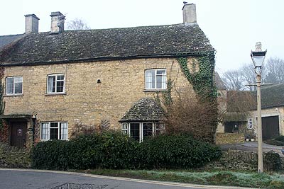 A typical Cotswold cottage in Bourton-on-the-Water