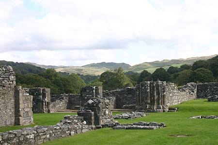 The ruins of the ancient Abbey of Strata Florida