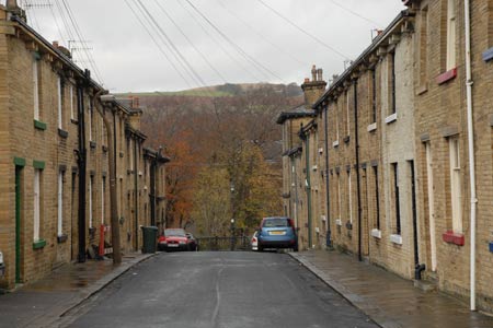 Terraced houses at Saltaire