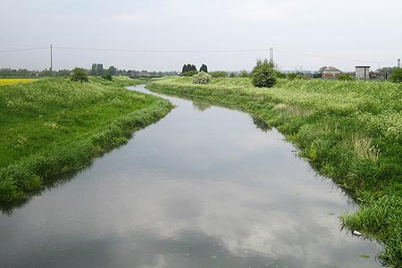 The River Witham, looking towards Lincoln