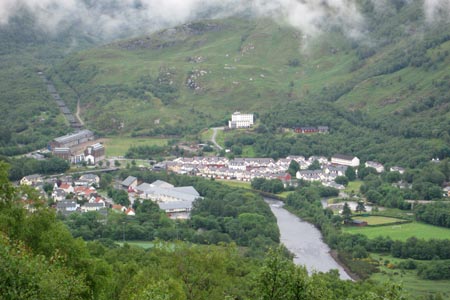 Kinlochleven from the West Highland Way