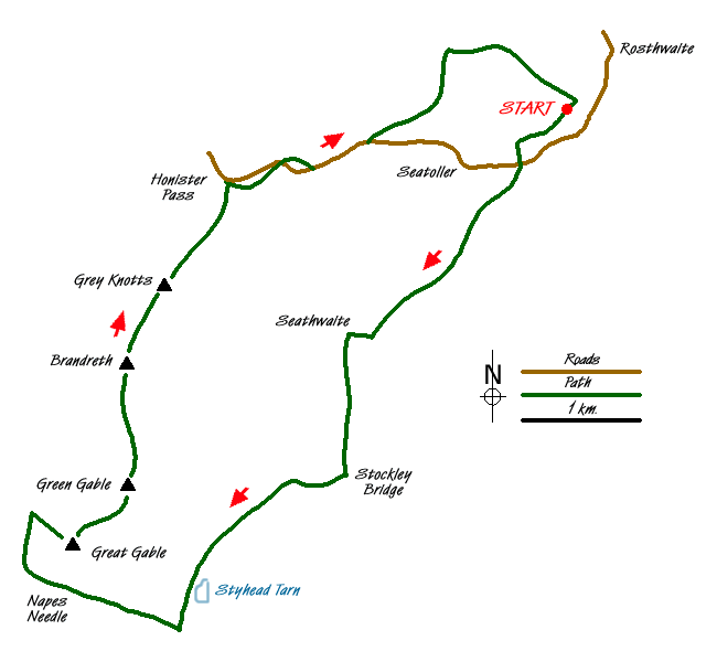 Walk 1444 Route Map