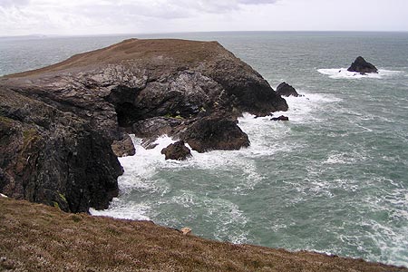 Stinking Cove and Dinas Head