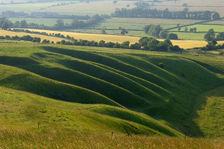 The Manger from the White Horse, Uffington

