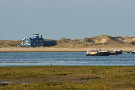 The former lifeboat station on Blakeney Point