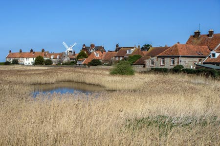 Cley next the Sea from the Norfolk Coastal Path
