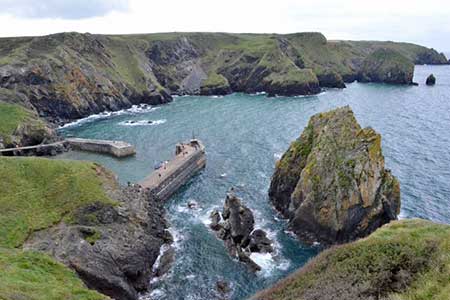 The small harbour at Mullion Cove