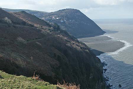 Nearing Countisbury a view to Lynmouth and Lynton