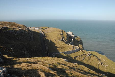 The lighthouse on the northern coast of the Great Orme