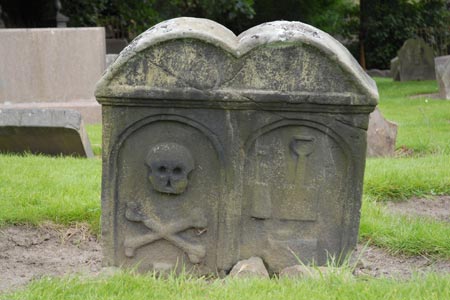 Culross Abbey Church - gravestone