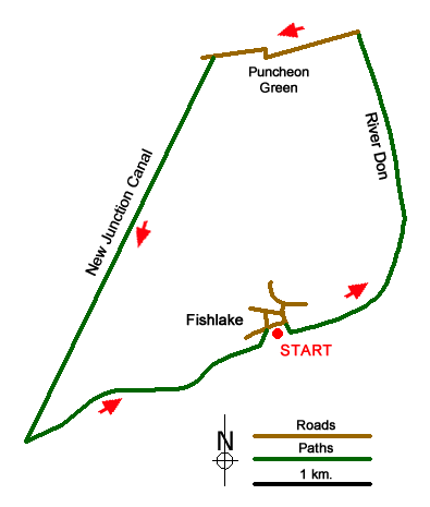 Walk 1939 Route Map