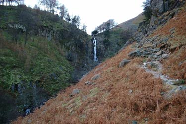 The waterfall of Taylorgill Force