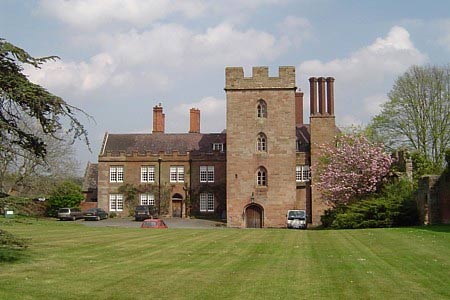 Holt Castle in local red sandstone