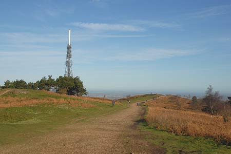 The main summit area of the Wrekin