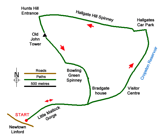 Walk 2175 Route Map