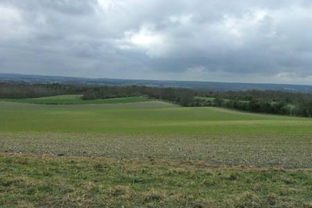 The view towards Coldrum Long Barrow