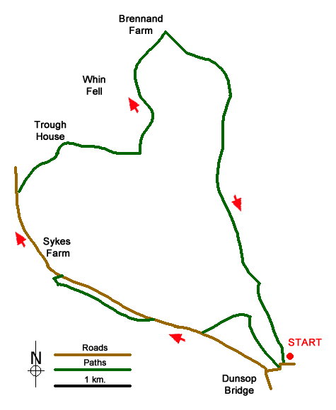 Walk 2331 Route Map