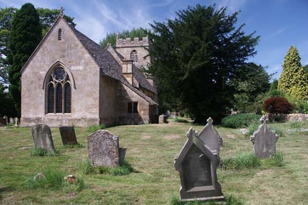 The Parish church at Ebrington