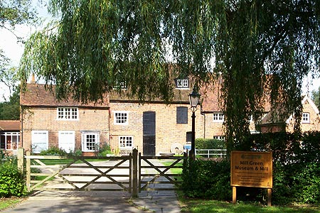 Mill Green Museum at the start of the walk to Ware