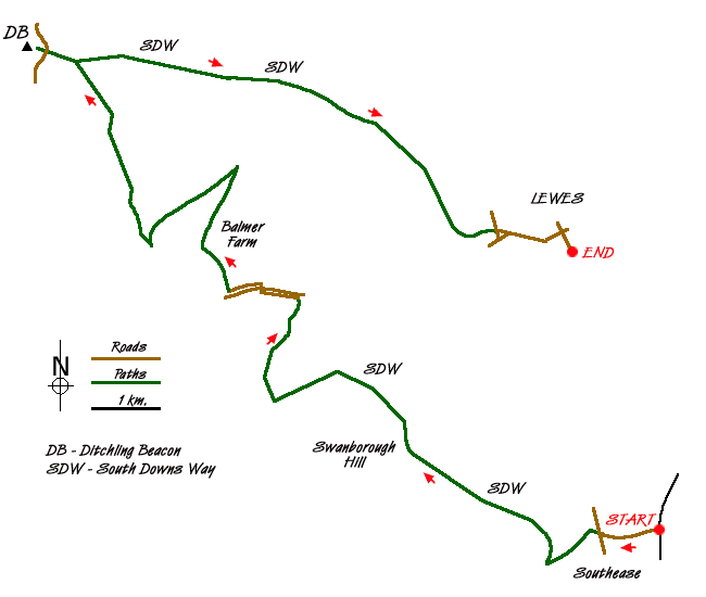 Walk 2419 Route Map