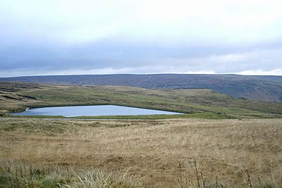 Brun Clough Reservoir between Marsden and Diggle