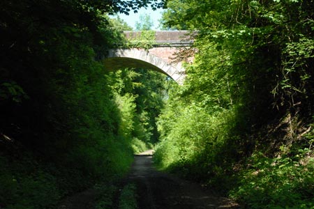 The old railway track along the Meon Valley