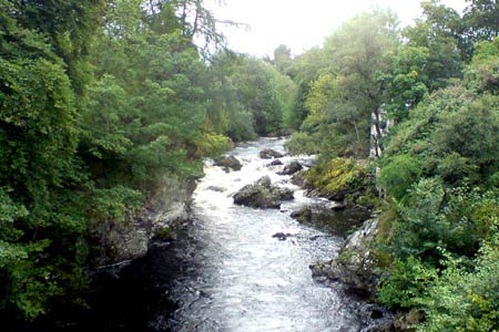 The River Clunie from Braemar village