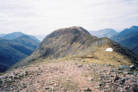 Stob na Broige - the ridge leading to the summit