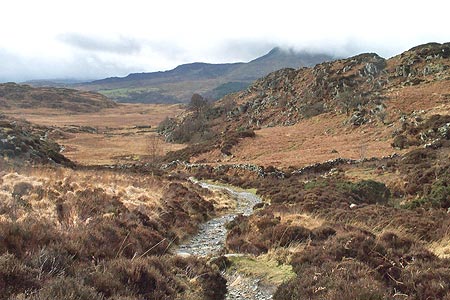 The path between Capel Curig and Crimpiau