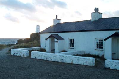 A row of cottages on Llanddwyn Island