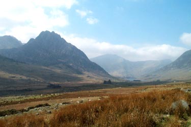 Photo from the walk - Pen yr Helgi Du from Ogwen Valley
