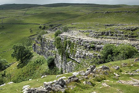 View to Malham Cove from the east