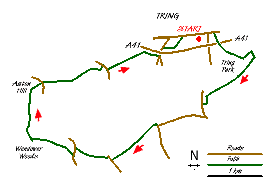 Walk 3098 Route Map