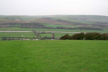 View west over Ouse Valley from Itford Hill