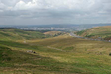 View west from Windy Hill & ruined farm