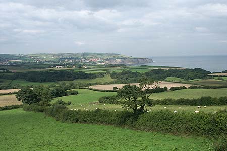 The view from the former railway near Ravenscar